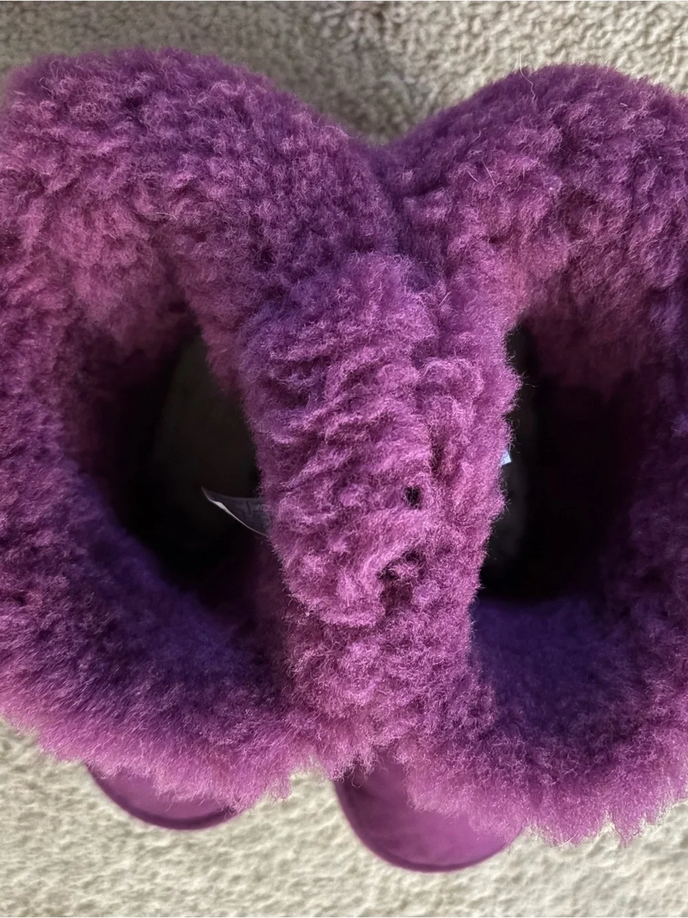 UGG Classic Short Shearling Boots in Vibrant Purple
